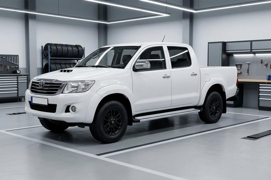 Toyota Hilux 2006–2015 Boční nášlapy Maya V4 (2 ks, hliník) Fotografie 1