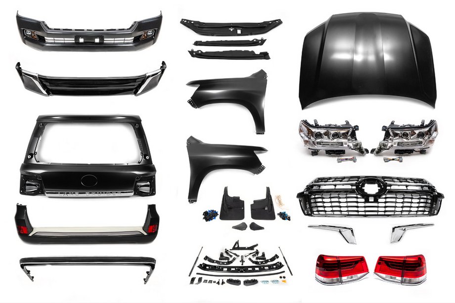 Toyota Land Cruiser 200 2007–2021 Kompletní restylingový body kit (přestavbová sada) z LC200 2008-2015 na 2021 Executive Fotografie 2