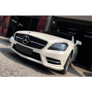 Přední maska chladiče 2011-2014 (Diamond Silver) Mercedes CLS C218 2011–2018 fotografie 3