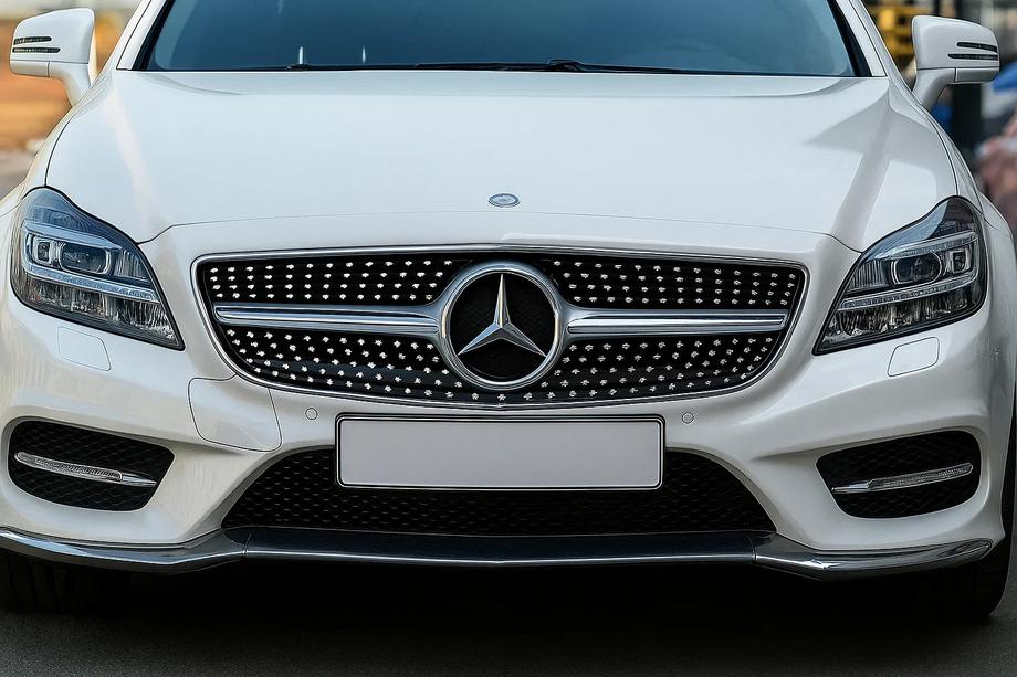 Mercedes CLS C218 2011–2018 Přední maska chladiče 2011-2014 (Diamond Silver) Image