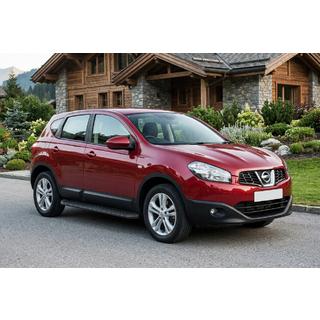 Boční nášlapy Tayga Black (2 ks, hliník) Nissan Qashqai 2010–2014 fotografie 1