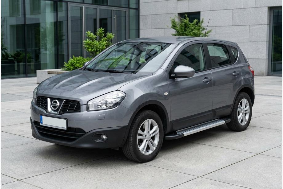 Nissan Qashqai 2010–2014 Boční nášlapy Vision New Grey (2 ks, hliník) dlouhý rozvor Image