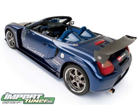 Tuning Toyota na příkladu Toyota MR-S od Apexi USA