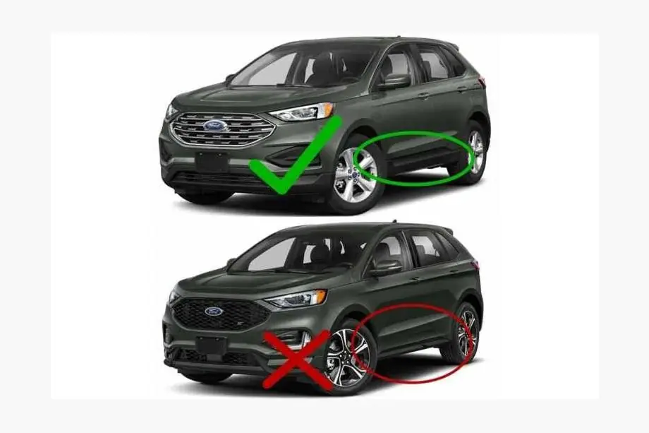 Ford Edge 2014–2024 Zástěrky Premium 2019+ (4 ks) Fotografie 4