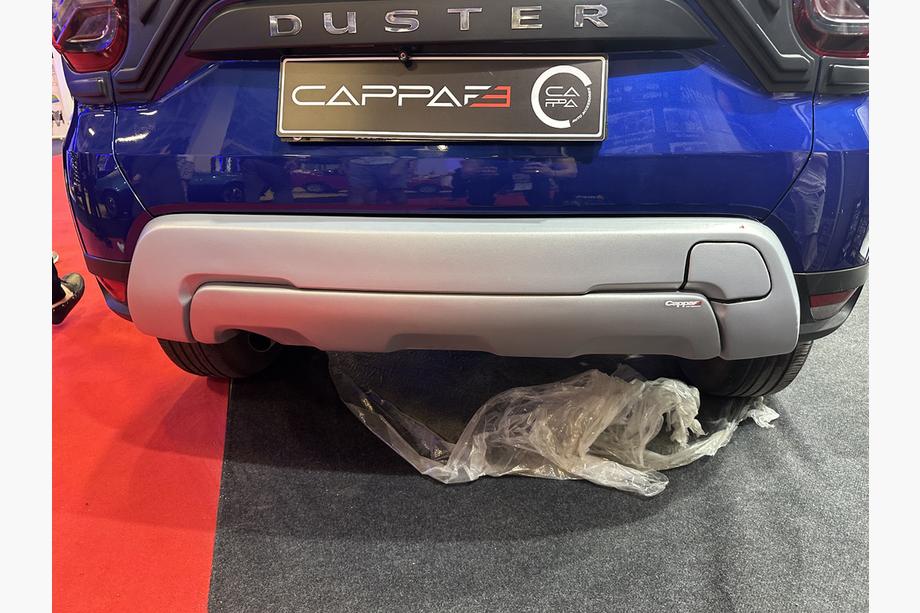 Dacia Duster 2018–2024 Nástavec zadního nárazníku (ABS, šedý) Fotografie 2