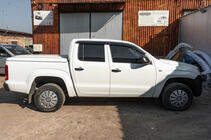 Volkswagen Amarok 2010–2022 Okenní ofuky s chromovanou lištou (4 ks, Niken) fotografie 6