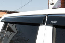 Volkswagen Amarok 2010–2022 Okenní ofuky s chromovanou lištou (4 ks, Niken) fotografie 5