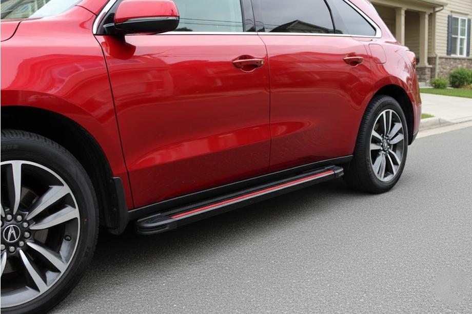 Acura MDX 2013–2020 Boční prahy Maya Red (2 ks, hliník) Image