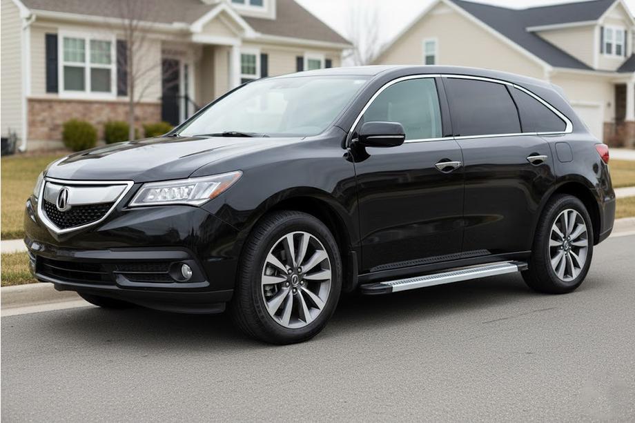 Acura MDX 2013–2020 Boční prahy Maya V2 (2 ks, hliník) Fotografie 1