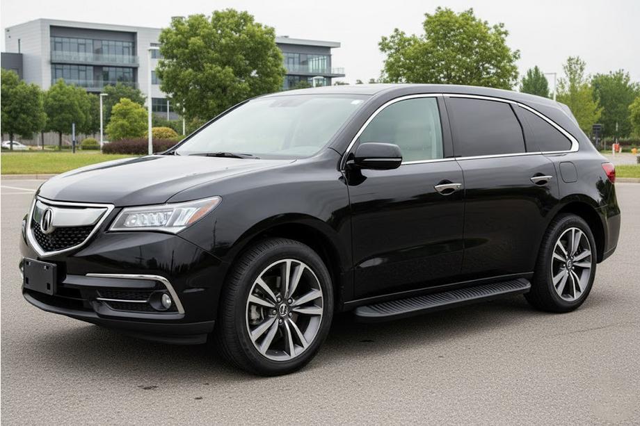 Acura MDX 2013–2020 Boční nášlapy Tayga Black (2 ks, hliník) Fotografie 1