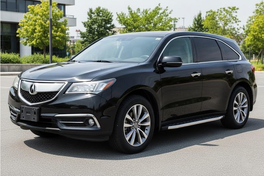 Acura MDX 2013–2020 Boční nášlapy BlackLine (2 ks, hliník) Image