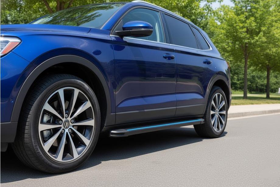 Acura MDX 2013–2020 Boční nášlapy Maya Blue (2 ks, hliník) Image