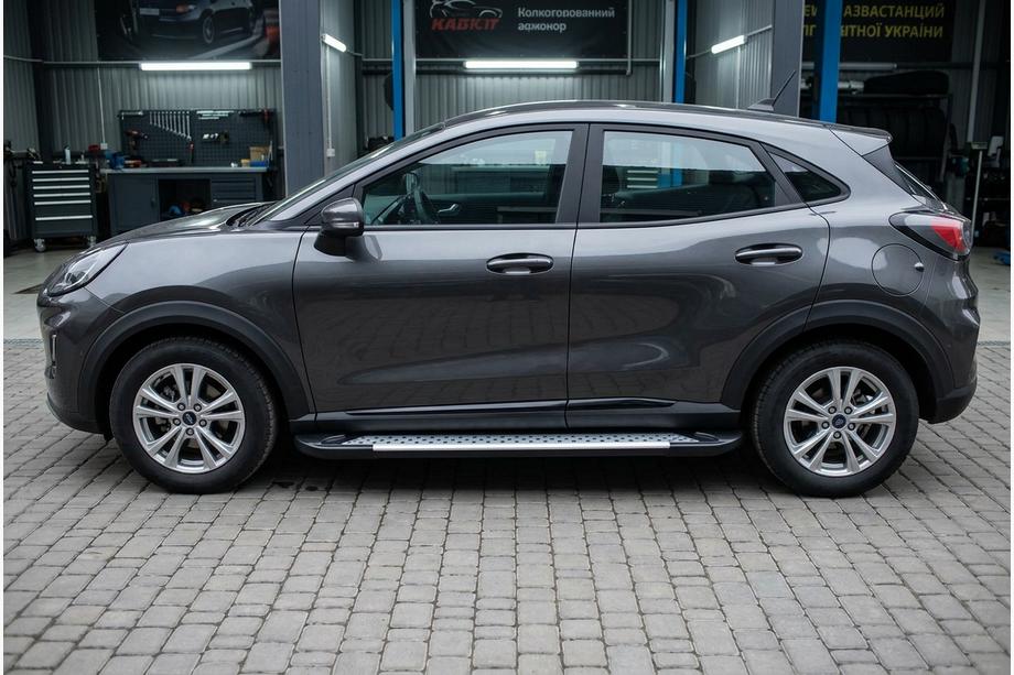 Ford Puma 2019– Boční nášlapy Allmond Grey (2 ks, hliník) Image