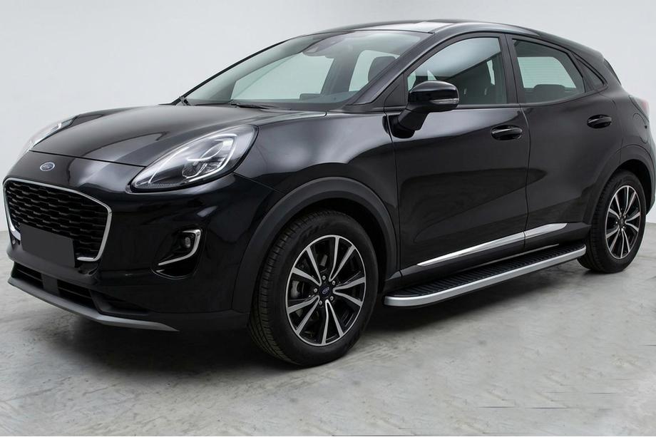 Ford Puma 2019– Boční nášlapy Tayga Grey (2 ks, hliník) Image