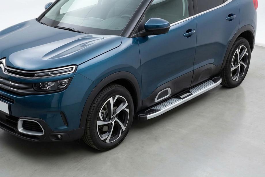 Citroen C5 Aircross 2017–2025 Boční nášlapy Mevsim Grey (2 ks, hliník) Fotografie 1