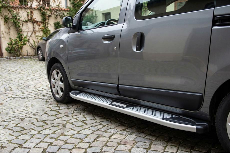 Dacia Dokker 2013–2022 Boční nášlapy Mevsim Grey (2 ks, hliník) Image