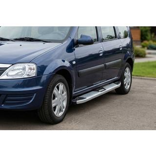 Boční nášlapy Mevsim Grey (2 ks, hliník) Dacia Logan MCV 2004–2014 fotografie 1