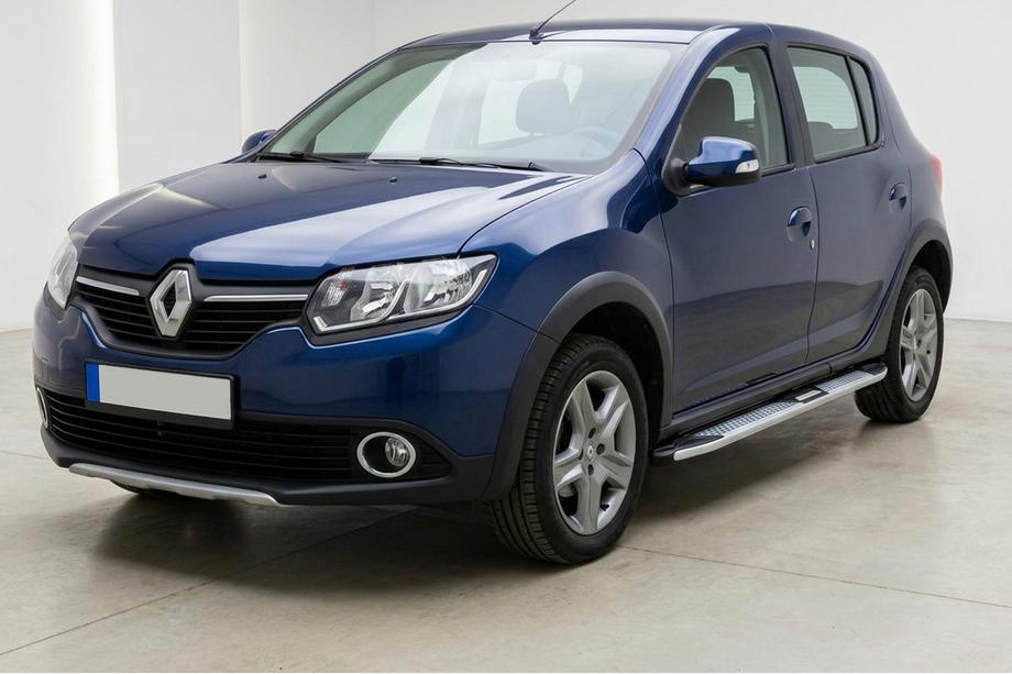 Dacia Sandero 2013–2020 Boční nášlapy Mevsim Grey (2 ks, hliník) Image