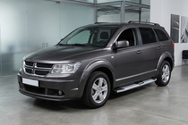 Dodge Journey 2008–2020 Boční nášlapy Mevsim Grey (2 ks, hliník) fotografie 1