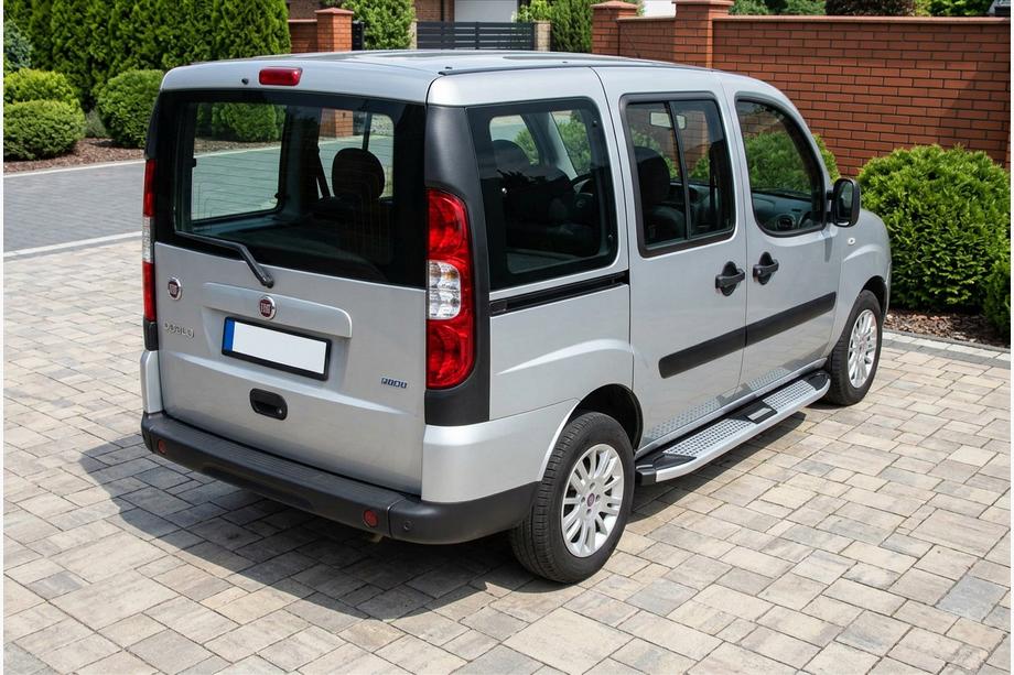 Fiat Doblo I 2005–2010 Boční nášlapy Mevsim Grey (2 ks, hliník) Image