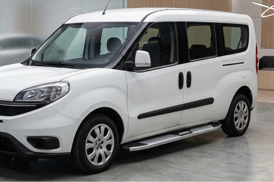 Fiat Doblo II 2010–2022 Boční nášlapy Mevsim Grey (2 ks, hliník) Image