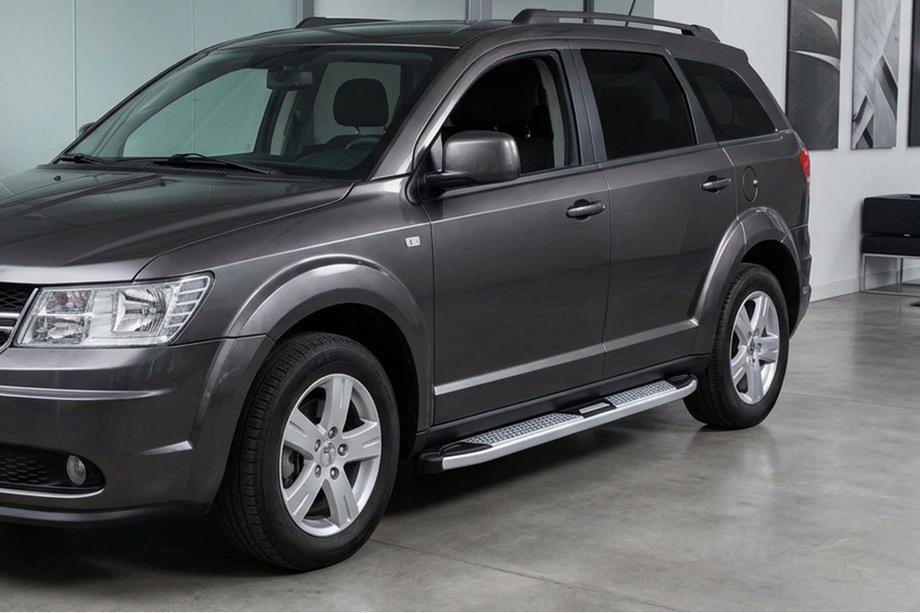 Fiat Freemont 2011–2016 Boční nášlapy Mevsim Grey (2 ks, hliník) Image