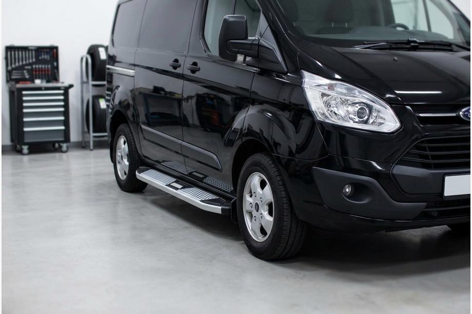 Ford Custom 2013–2022 Boční nášlapy Mevsim Grey (2 ks, hliník) Image