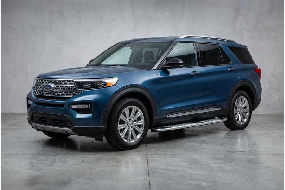 Ford Explorer 2019– Boční nášlapy Mevsim Grey (2 ks, hliník) Fotografie 1