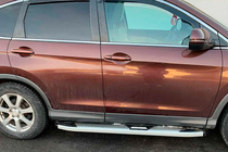 Honda CRV 2012–2016 Boční nášlapy Mevsim Grey (2 ks, hliník) fotografie 1