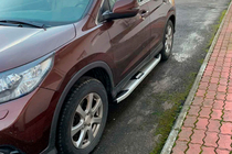 Honda CRV 2012–2016 Boční nášlapy Mevsim Grey (2 ks, hliník) fotografie 2