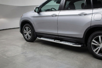 Honda Pilot 2015–2022 Boční nášlapy Mevsim Grey (2 ks, hliník) fotografie 1