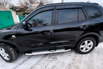 Hyundai Santa Fe 2 2006–2012 Boční nášlapy Mevsim Grey (2 ks, hliník) fotografie 4