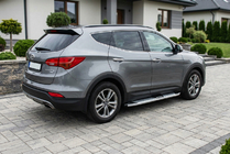 Hyundai Santa Fe 3 2012–2018 Boční nášlapy Mevsim Grey (2 ks, hliník) fotografie 1