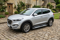 Hyundai Tucson TL 2016–2021 Boční nášlapy Mevsim Grey (2 ks, hliník) fotografie 1