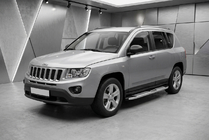 Jeep Compass 2006–2016 Boční nášlapy Mevsim Grey (2 ks, hliník) fotografie 1