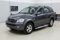 Kia Sorento I BL 2002–2009 Boční nášlapy Mevsim Grey (2 ks, hliník) fotografie 1