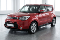 Kia Soul II 2013–2018 Boční nášlapy Mevsim Grey (2 ks, hliník) fotografie 1