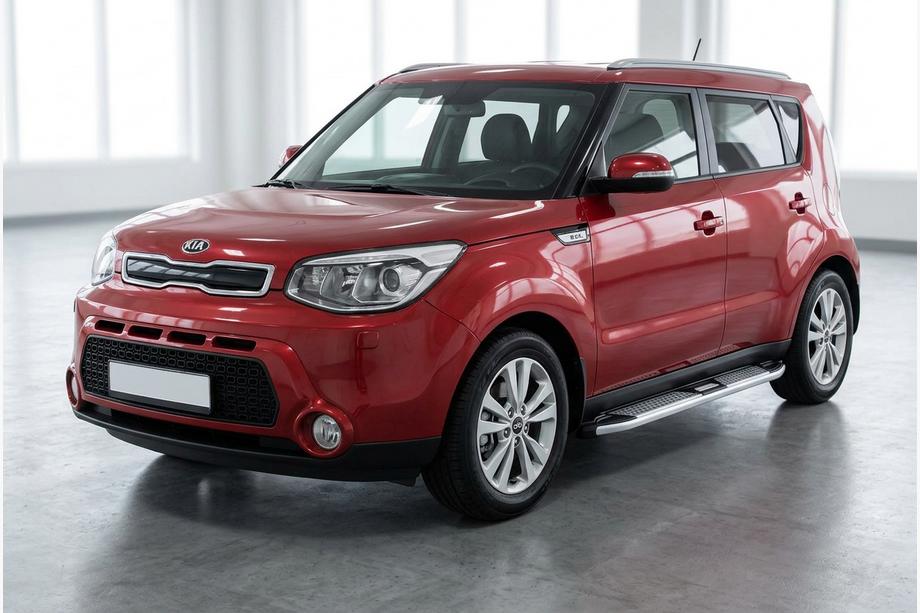 Kia Soul II 2013–2018 Boční nášlapy Mevsim Grey (2 ks, hliník) Image