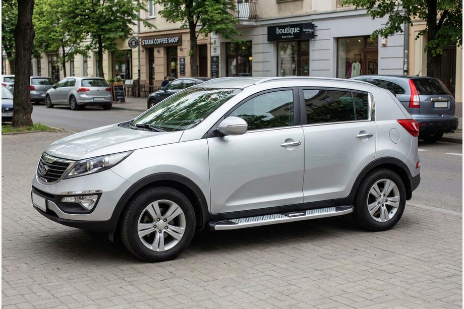 Kia Sportage 2010–2015 Boční nášlapy Mevsim Grey (2 ks, hliník) Image
