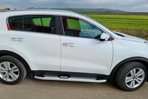 Kia Sportage 2015–2021 Boční nášlapy Mevsim Grey (2 ks, hliník) fotografie 3