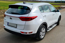 Kia Sportage 2015–2021 Boční nášlapy Mevsim Grey (2 ks, hliník) fotografie 5