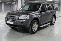 Land Rover Freelander II 2006–2014 Boční nášlapy Mevsim Grey (2 ks, hliník) fotografie 1