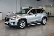 Mazda CX-5 2012–2017 Boční nášlapy Mevsim Grey (2 ks, hliník) fotografie 1