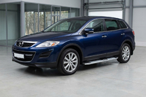 Mazda CX-9 2007–2016 Boční nášlapy Mevsim Grey (2 ks, hliník) fotografie 1