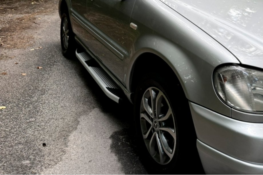 Mercedes ML W163 1997–2005 Boční nášlapy Mevsim Grey (2 ks, hliník) Fotografie 7
