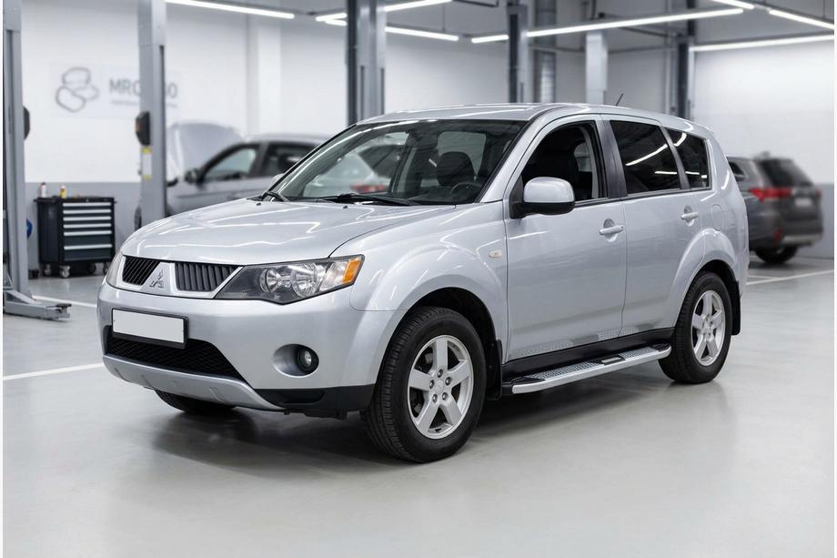 Mitsubishi Outlander 2006–2012 Boční nášlapy Mevsim Grey (2 ks, hliník) Image
