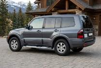 Mitsubishi Pajero Wagon III 1999–2006 Boční nášlapy Mevsim Grey (2 ks, hliník) fotografie 1