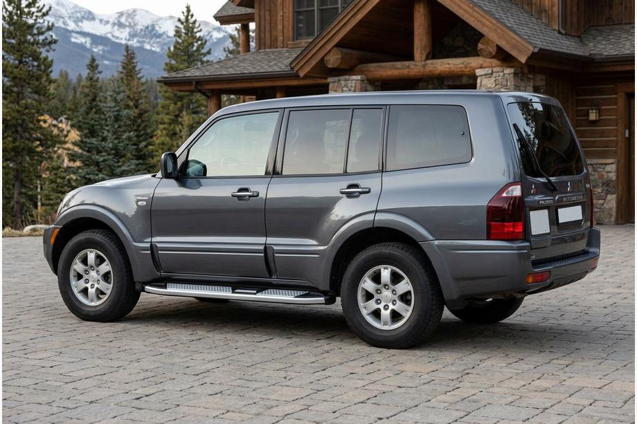 Mitsubishi Pajero Wagon III 1999–2006 Boční nášlapy Mevsim Grey (2 ks, hliník) Image