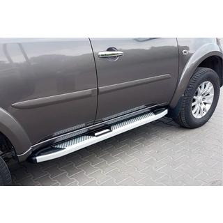 Boční nášlapy Mevsim Grey (2 ks, hliník) Mitsubishi Pajero Sport 2008–2015 fotografie 2