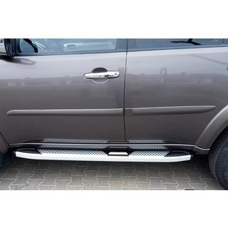 Boční nášlapy Mevsim Grey (2 ks, hliník) Mitsubishi Pajero Sport 2008–2015 fotografie 1